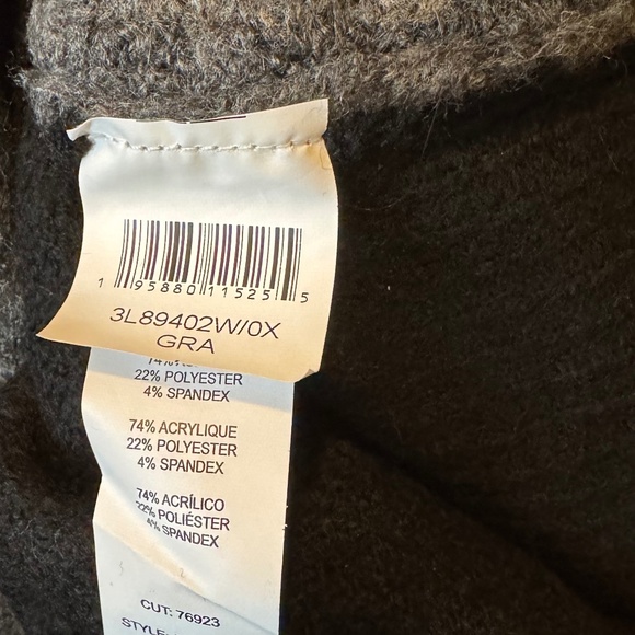 KAREN KANE Colorblock Funnel Neck Sweater Cabincore Nordic Cozy 0x - Picture 6 of 7